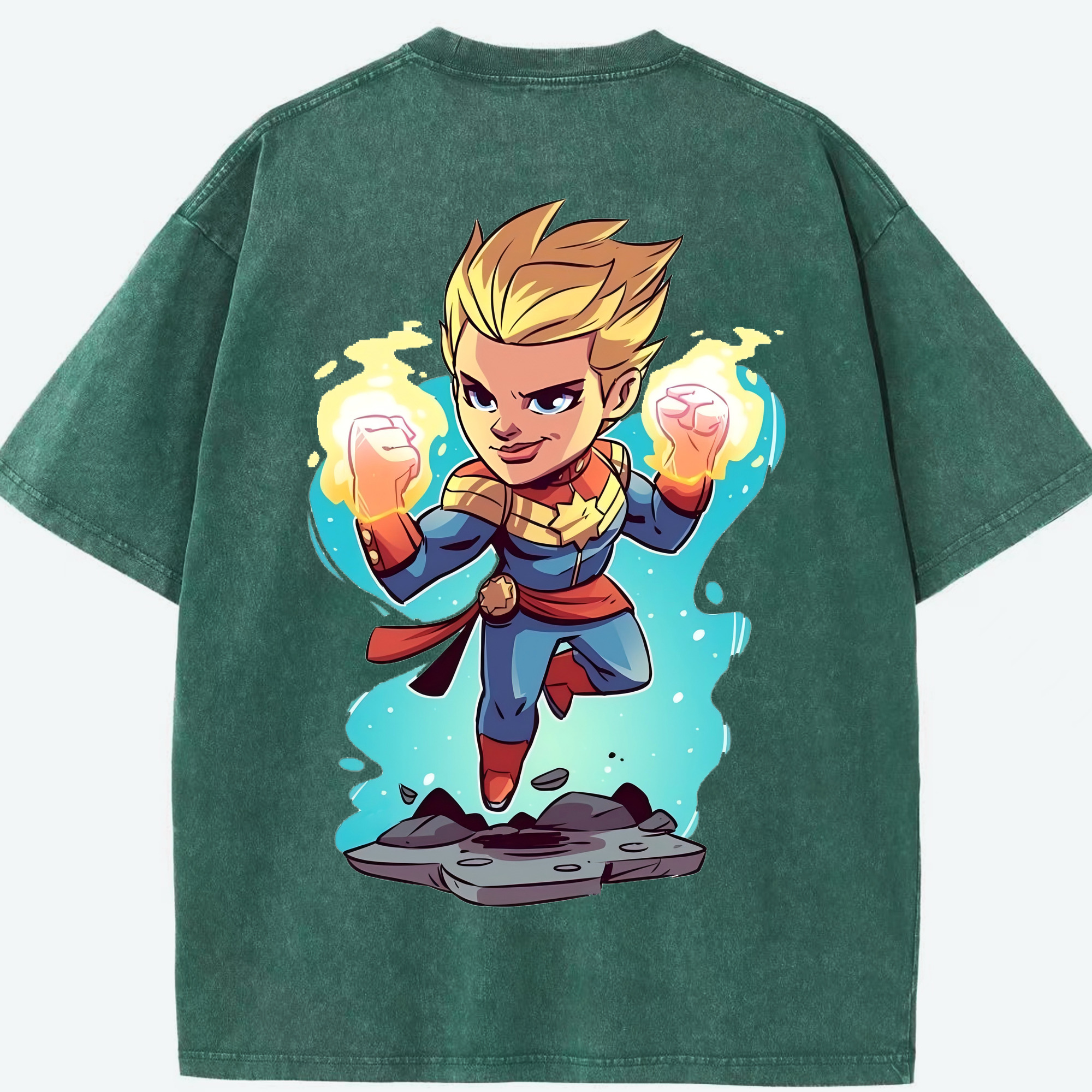 （画像用） アベンジャーズ The Avengers 綿100% ヴィンテージ風 半袖Tシャツ（背面プリント）